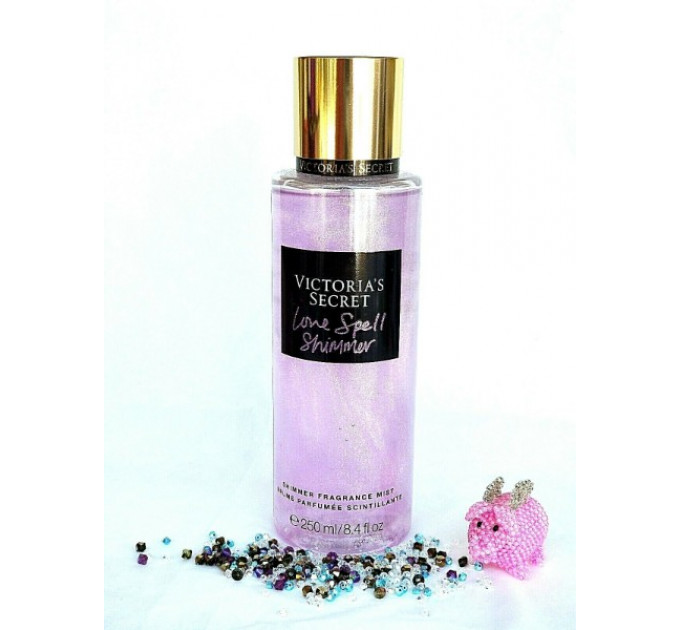 Victoria's Secret Love Spell Shimmer Fragrance Mist Body Spray, 250ml парфюмированный спрей для тела 